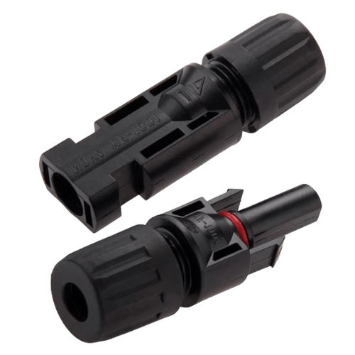 Conector mc4 simple (macho y hembra)