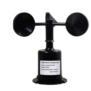 Sensor de velocidad del viento tipo anemómetro de tres copas
