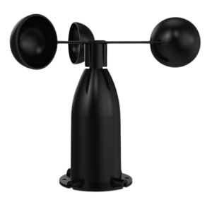 sensor de velocidad del viento de aluminio