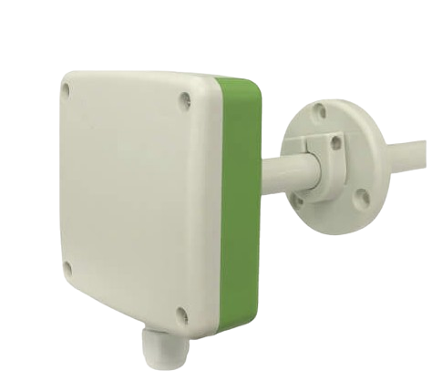 Sensor de velocidad del viento tipo conducto